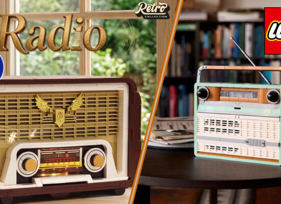 Pantasy 85048 Retro Radio erschienen und Vergleich mit LEGO Kofferradio 10334