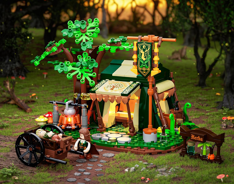Lumibricks 12015 Medieval Ranger Camp