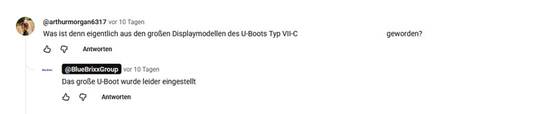 BlueBrixx Display U Boot eingestellt