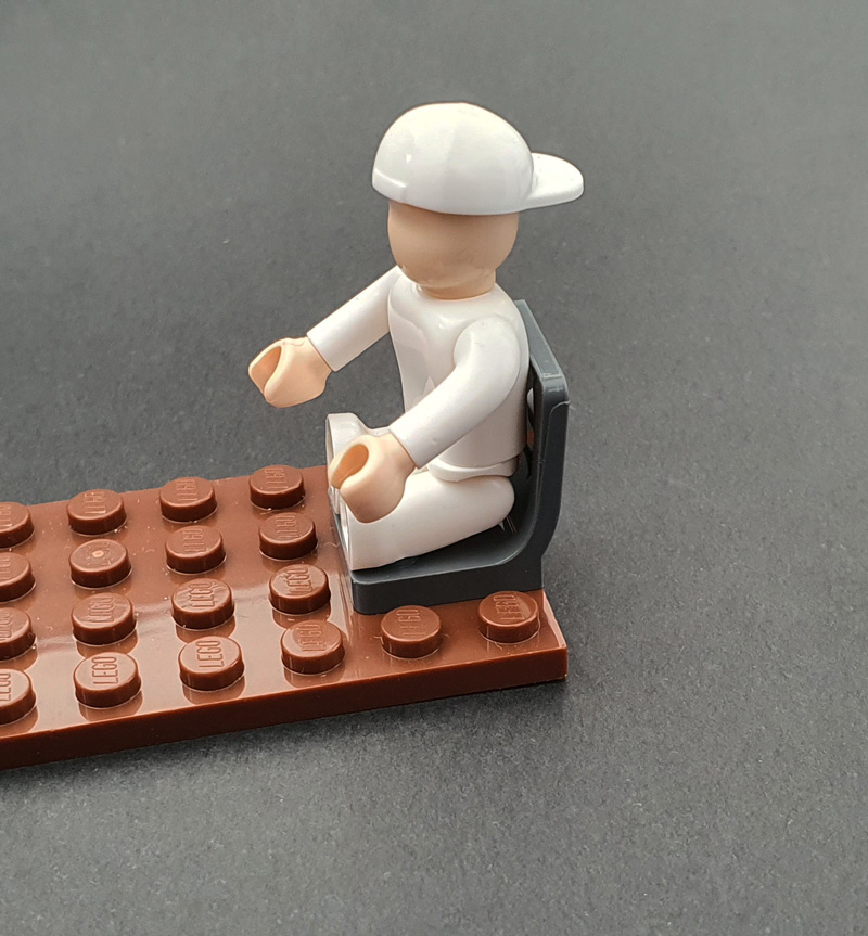 Freakware Minifigur Beweglichkeit sitzen