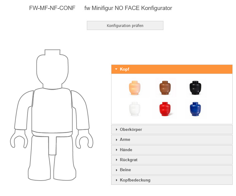 Freakarmy Minifigur Konfigurator