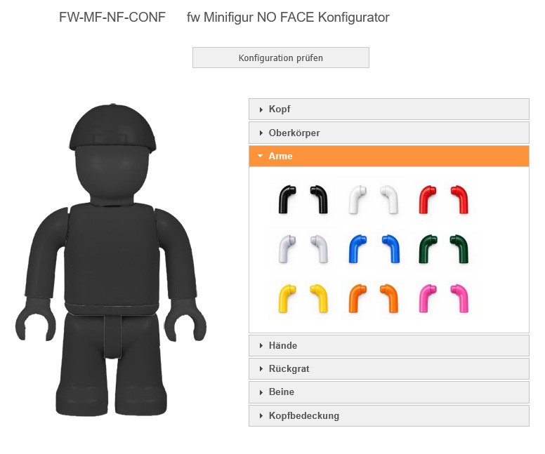 Freakarmy Minifigur Konfigurator