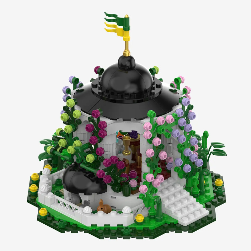 Bluebrixx Burg Bärenfels: Rosengarten 109093