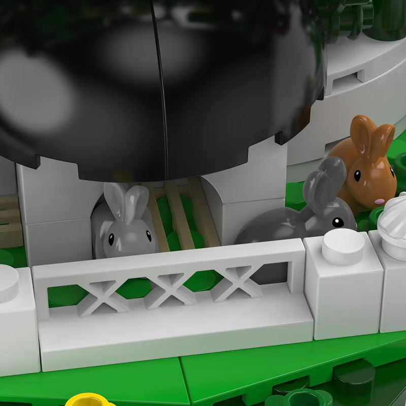 Bluebrixx Burg Bärenfels: Rosengarten 109093