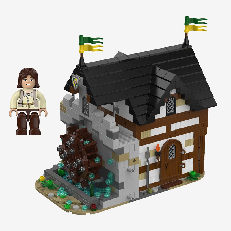 Bluebrixx Burg Bärenfels: Wassermühle 109182