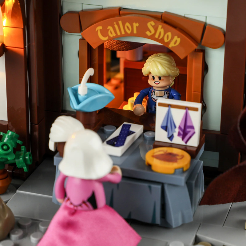 Funwhole/Lumibricks F9038 Medieval Tailor Shop / Mittelalterliche Schneiderei