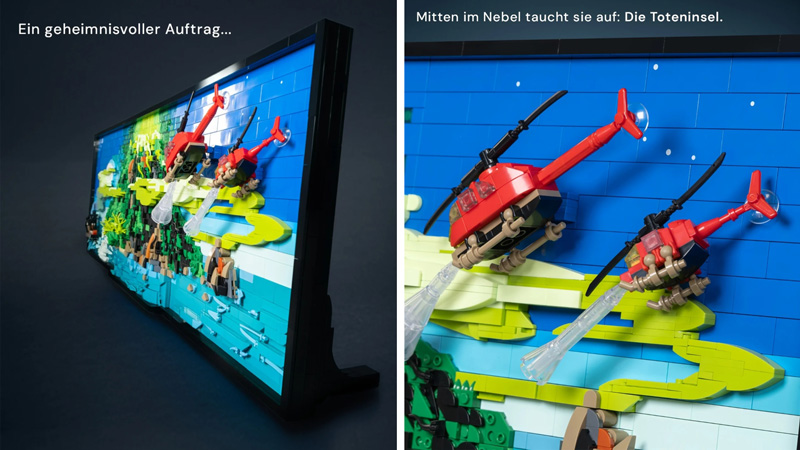 BlueBrixx Die Drei Fragezeichen 3D Bild Toteninsel 108823 offiziell