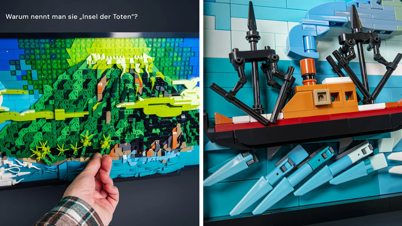 BlueBrixx Die Drei Fragezeichen 3D Bild Toteninsel 108823 offiziell