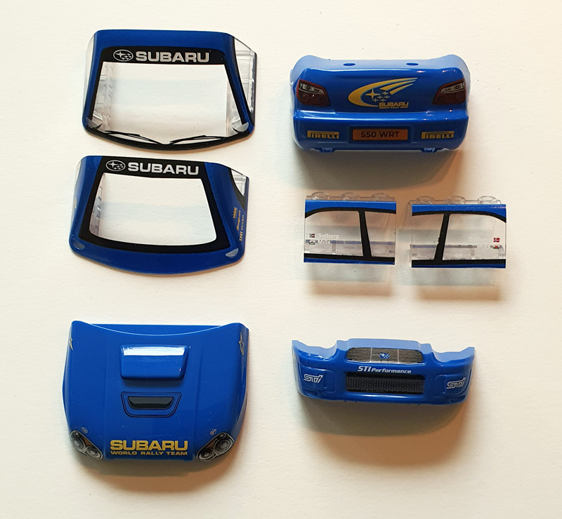 COBI Subaru Impreza WRC 2003 (24650) Aufbau Formteile