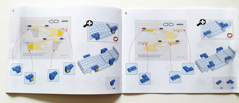 COBI Subaru Impreza WRC 2003 (24650) Aufbau