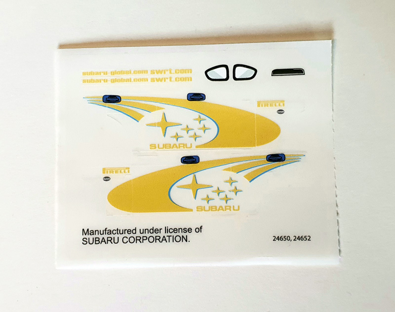 COBI Subaru Impreza WRC 2003 (24650) Aufbau Aufkleber