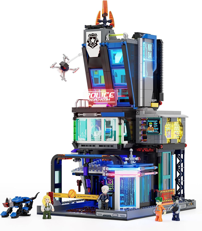 Lumibricks 17009 Cyberpunk Police Headquarter