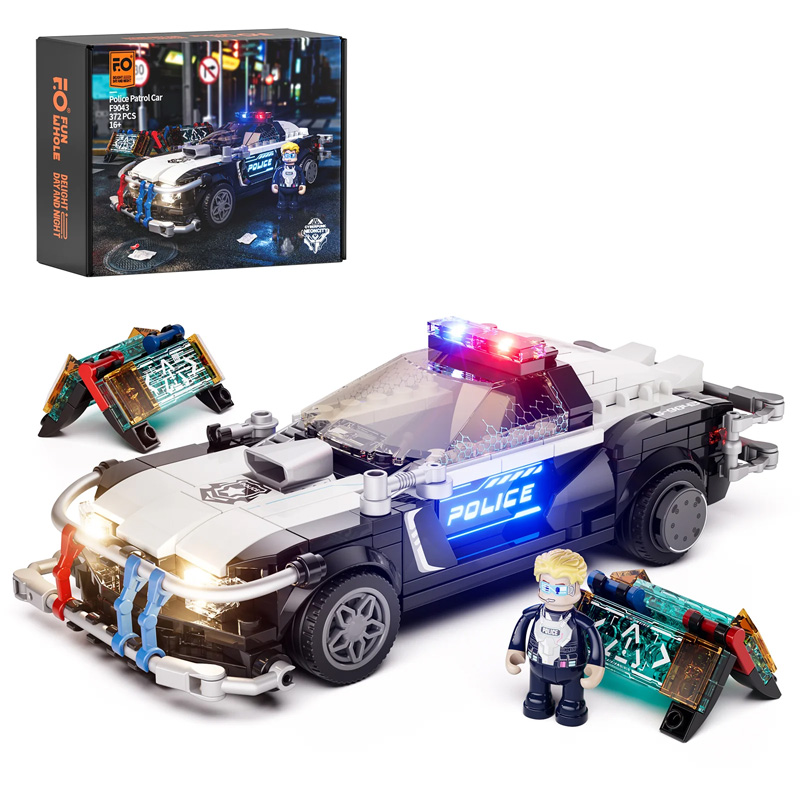 Funwhole Lumibricks Cyberpunk Streifenwagen F9043