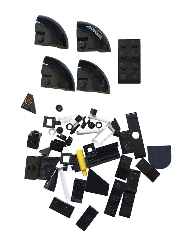 COBI Top Gun Mini Jet 5924 MiG-28 Aufbau Teile