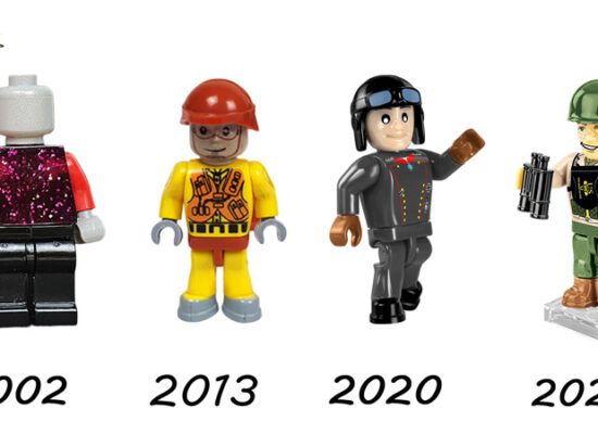 Die Evolution der COBI Minifigur Die Evolution der COBI Minifigur