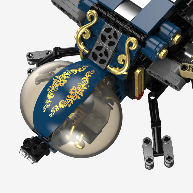 BlueBrixx Steampunk Meachanische Libelle (109019) Rendering