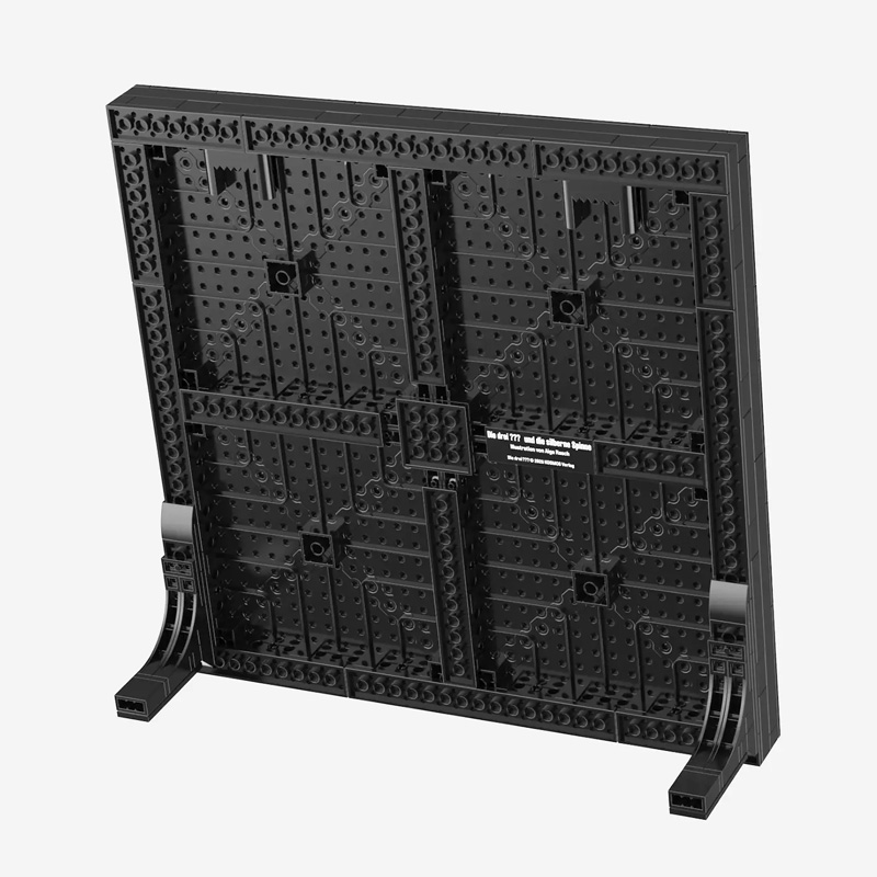 BlueBrixx 3 Fragezeichen 3D Bild silberne Spinne 109025