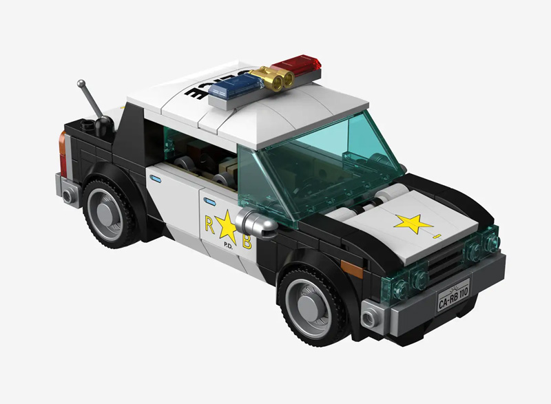 BlueBrixx Die drei ??? - Kids: Kommissar Reynolds mit Einsatzfahrzeug (108748)
