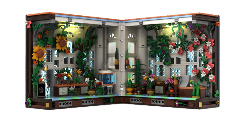 BRIXIES Plus Booknook „Flowershop“ (222.605)