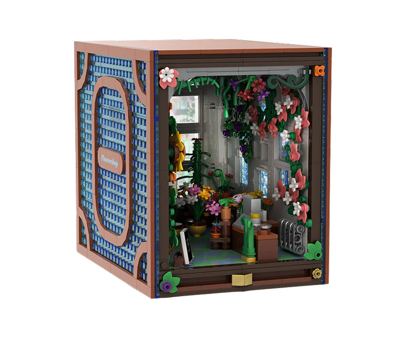 BRIXIES Plus Booknook „Flowershop“ (222.605)