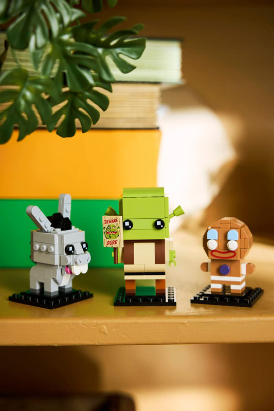 LEGO 40923 BrickHeadz: Shrek, Donkey & Gingy Lifestyle