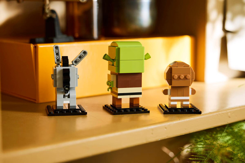LEGO 40923 BrickHeadz: Shrek, Donkey & Gingy Lifestyle