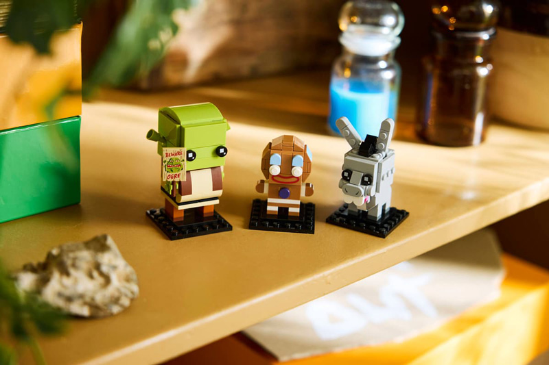 LEGO 40923 BrickHeadz: Shrek, Donkey & Gingy Lifestyle