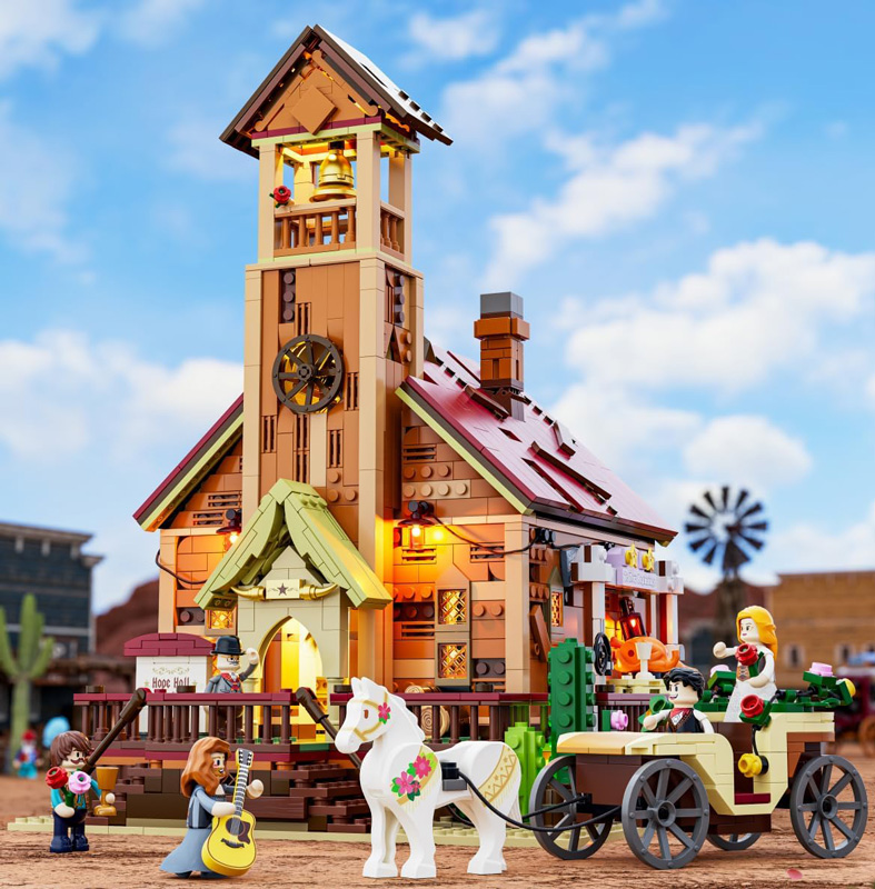 Lumibricks Old West Meeting Hall (14016)