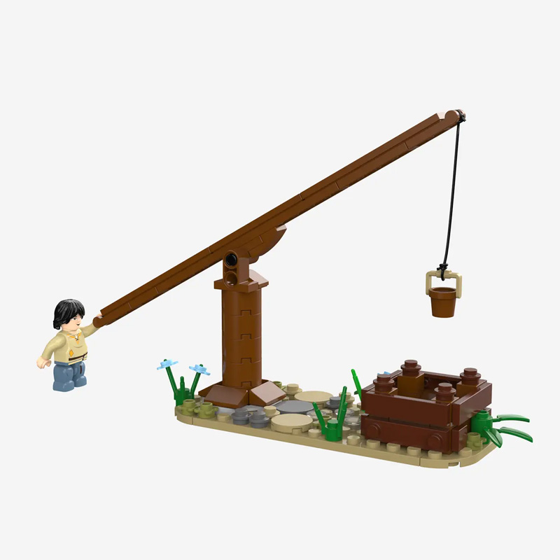 BlueBrixx Junge mit Ziehbrunnen (108883)