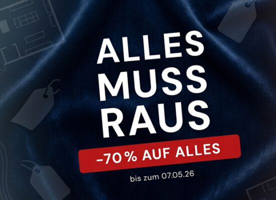 BlueBrixx Outlet Gummersbach schließt: 70 Prozent Rabatt auf alles