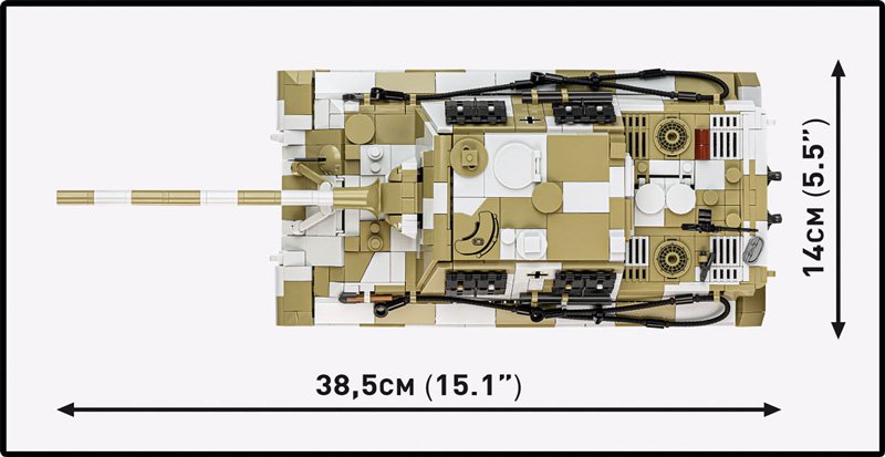COBI 2674 Panzerjäger Tiger Ausf. B - Jagdtiger