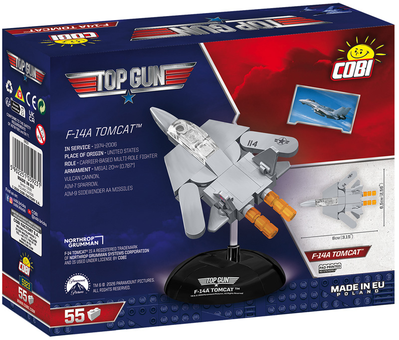 COBI Top Gun 5923 F-14A Tomcat Box