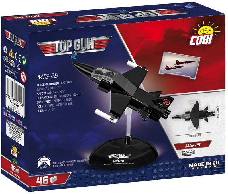 COBI Top Gun MiG-28 5924 Box