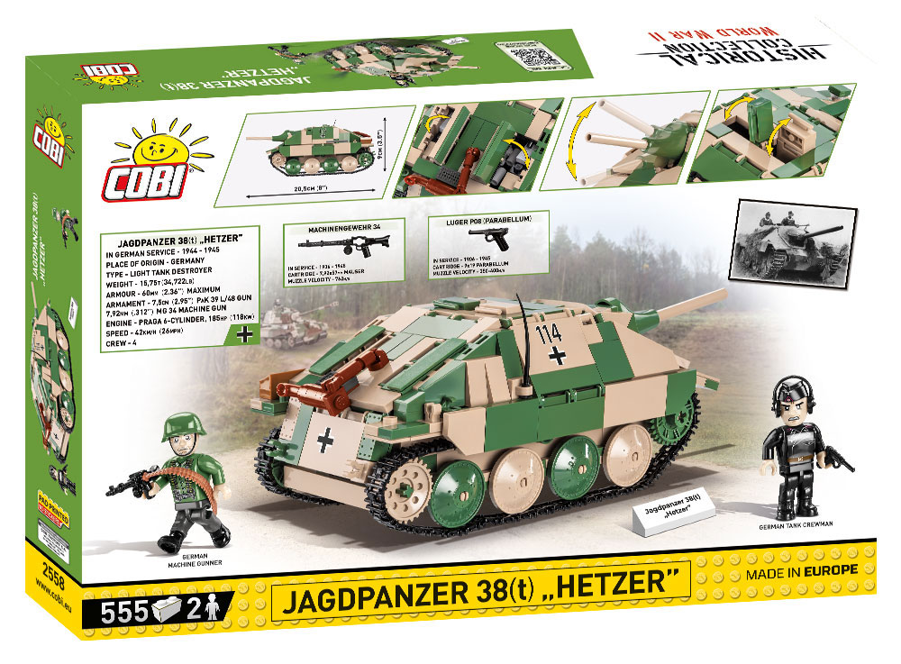 COBI 2558 Jagdpanzer Hetzer Box