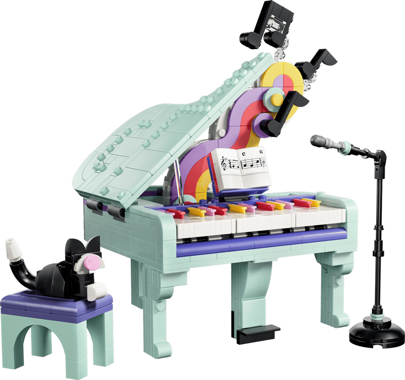 LEGO 31392 Deko-Klavier mit Katze