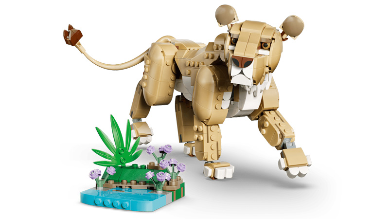 LEGO 31386 Wilde Tiere: Majestätischer Löwe