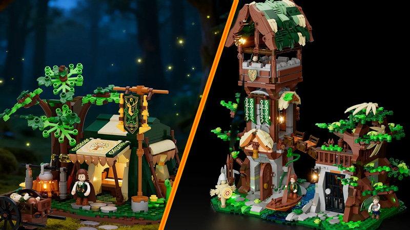 Titel Lumibricks Medieval Forest Outpost / Waldaußenposten 12015 Ranger Camp 12014