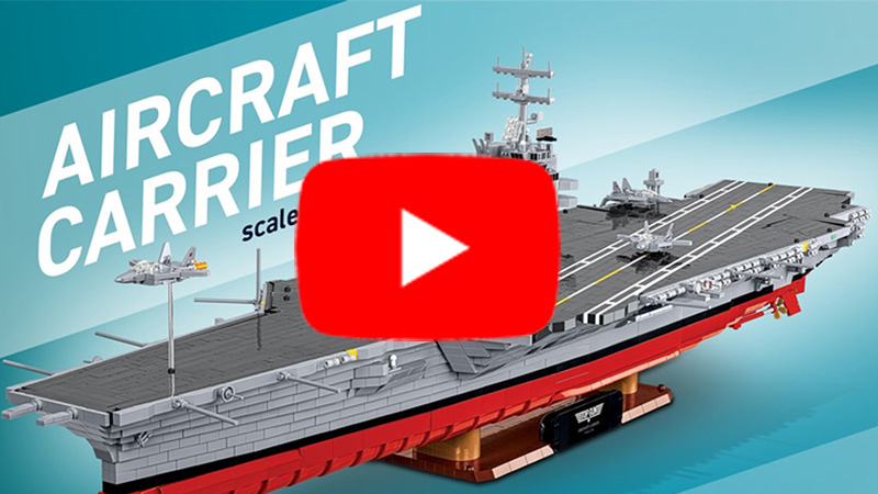 COBI Top Gun Aircraft Carrier Titel 5922 Video