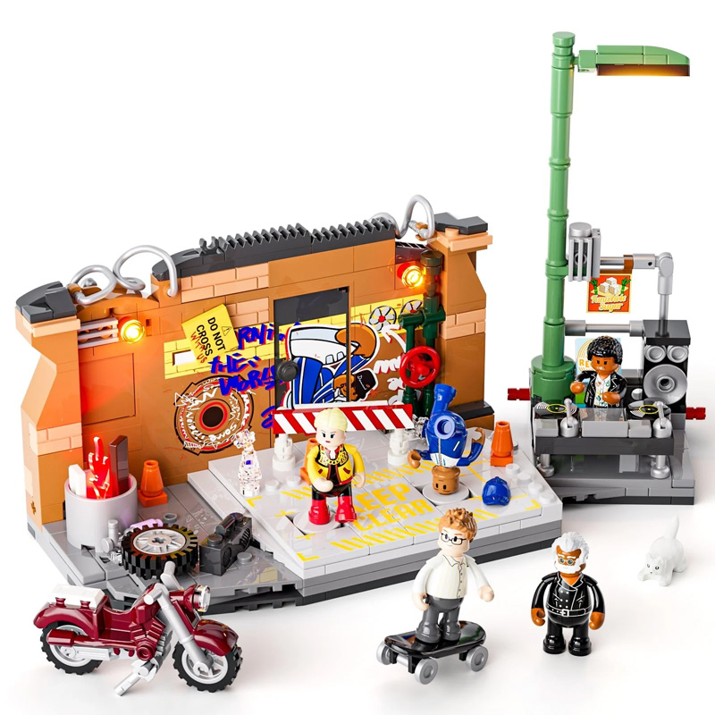 Funwhole/Lumibricks F9069 Underground Dance Battle/ Untergrund-Tanzschlacht