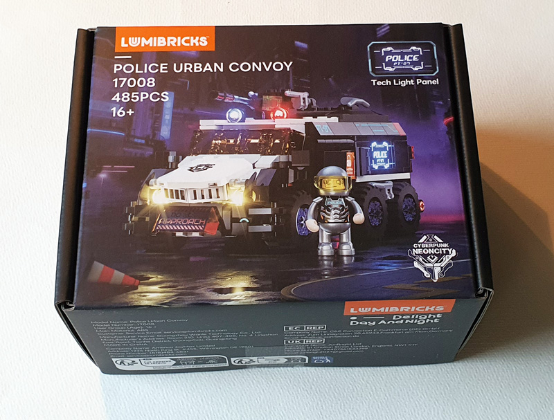 Lumibricks Cyberpunk Urban Convoy 17008 Aufbau