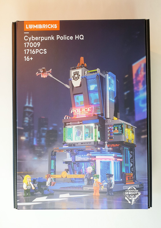 Lumibricks Cyberpunk Police Headquarter 17009 Aufbau