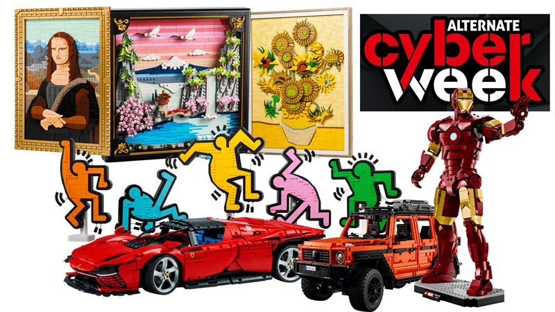 Alternate Cyber Weeks LEGO Sale Titel