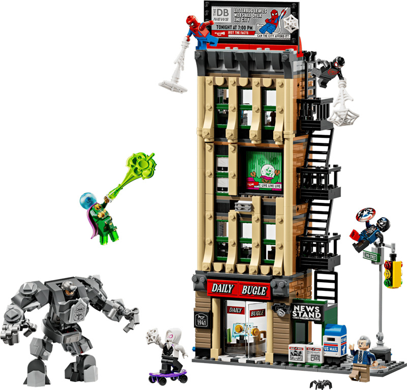 LEGO 76342 Marvel Super Heroes Spider-Man vs. Mysterio: Daily Bugle