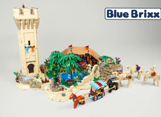 Wüstenabenteuer aus Bausteinen mit der Beduinenoase von BlueBrixx Wüstenabenteuer aus Bausteinen mit der Beduinenoase von BlueBrixx