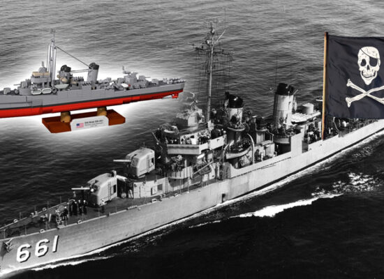 COBI historisch: USS Kidd (4866): Das einzige US-Kriegsschiff mit Piratenlizenz