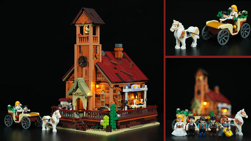 Lumibricks 14016 Wild West Meeting Hall Titel