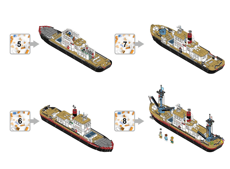 BlueBrixx Drei Fragezeichen Toteninsel: Hadden Explorer (108822) Bauanleitung