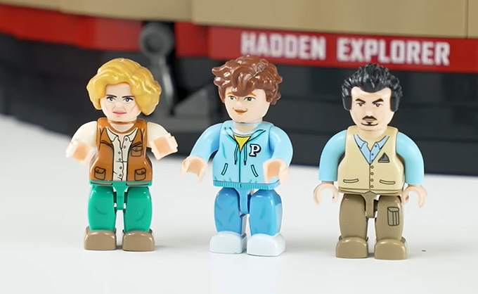 BlueBrixx Drei Fragezeichen Toteninsel: Hadden Explorer (108822) Minifiguren