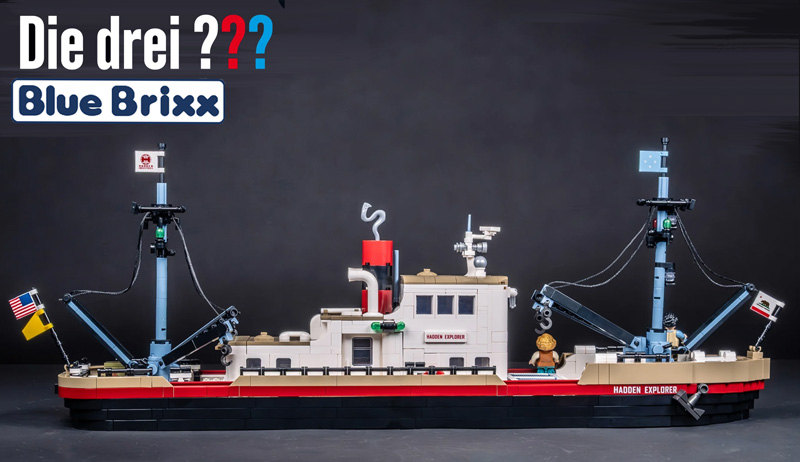 BlueBrixx Drei Fragezeichen Toteninsel: Hadden Explorer (108822) Titel