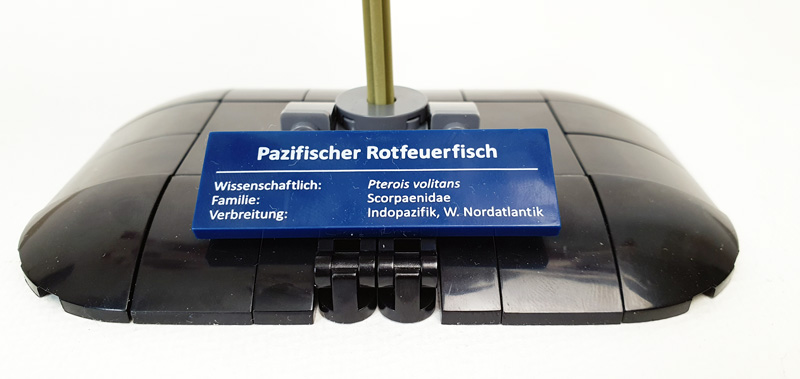 BlueBrixx Pazifischer Rotfeuerfisch (108796) Aufbau